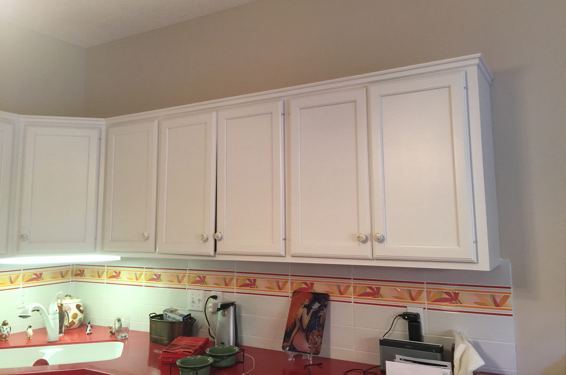 Before Countertop and cabinets by Country Cabinet