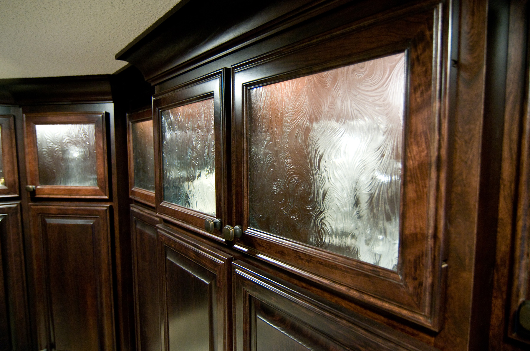 Decorative Glass Doors by Country Cabinets