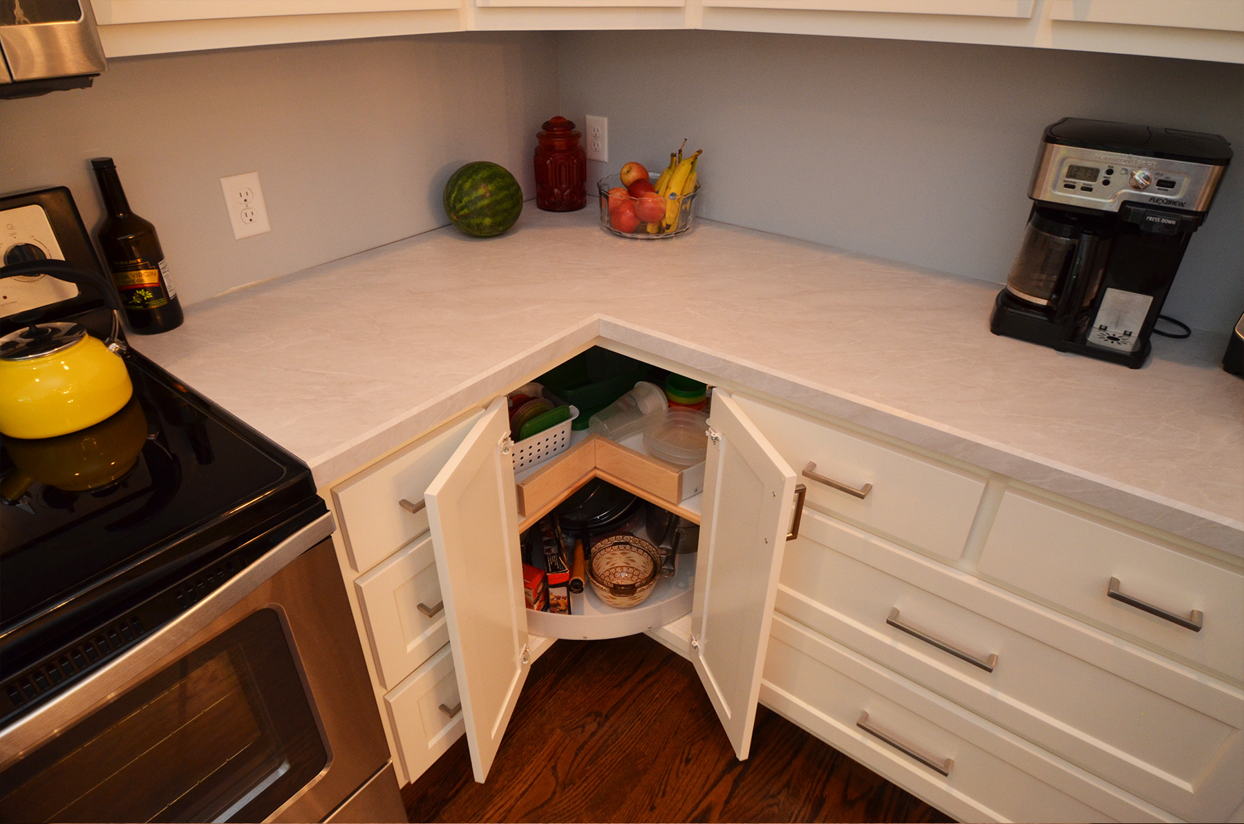 Lazy Susan Built In By Country Cabinets
