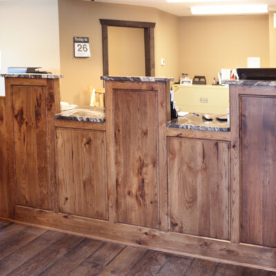 Castle Rock Bank Teller Area By Country Cabinets